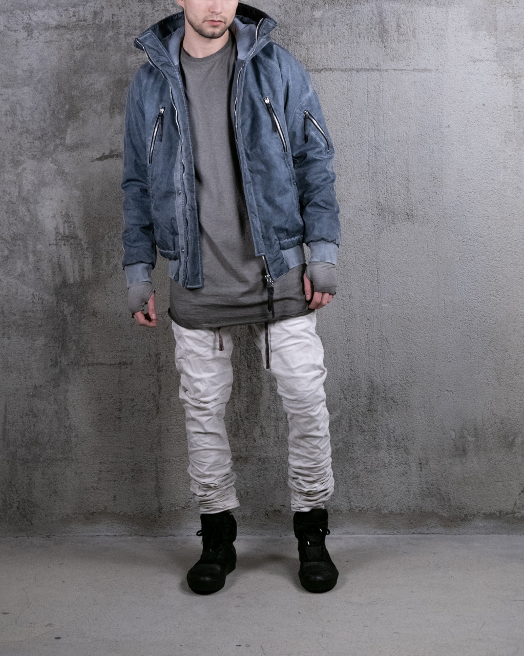 11 BY BORIS BIDJAN SABERI Верхняя одежда / Купить JACKET J17 11 ByBBS  F-1339 SYNTH BLUE